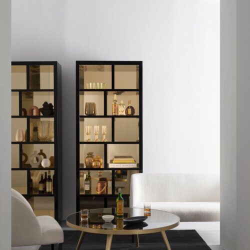 HEGE Alta bookcase, JEROME Coffee, Colette Tea & Small Sofa - DOM Edizioni
