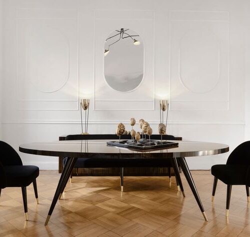 PAULINE dining chair, ANDREA dining table - DOM Edizioni (6)